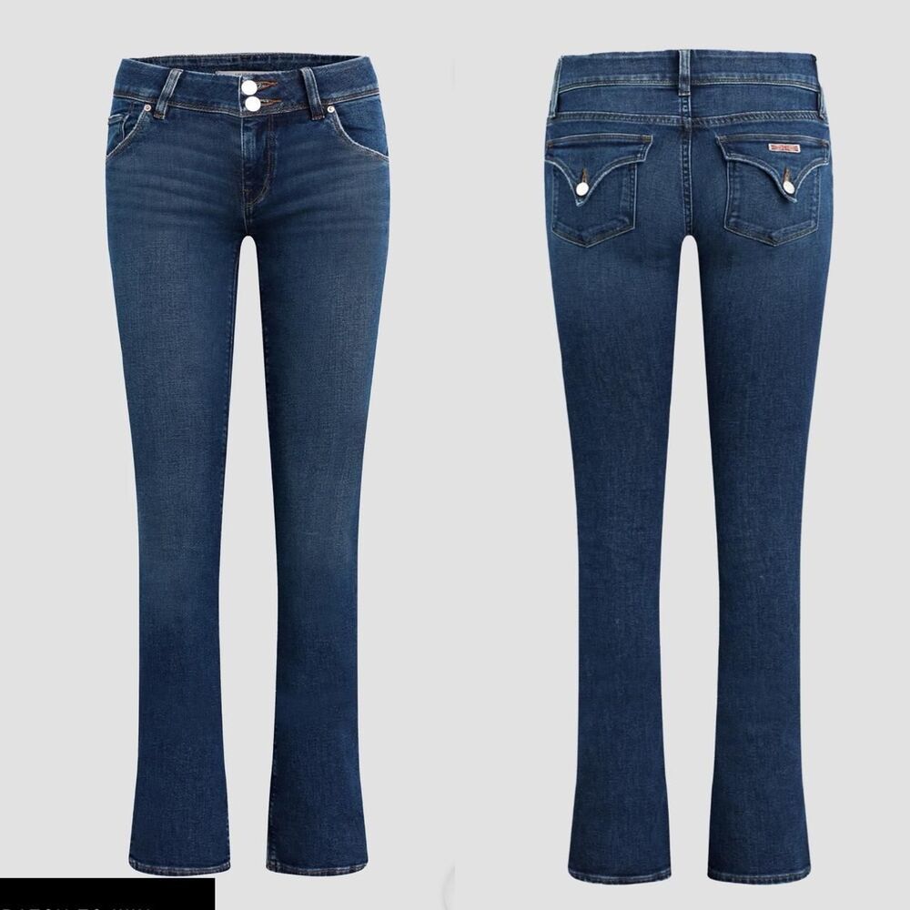 Hudson Jeans Beth Flap Pocket Baby Bootcut Lowrise in Obsess Size 28